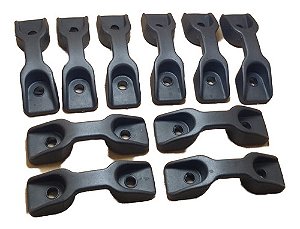 Kit 10pcs Gancho Da Caçamba Fiat Strada Toro