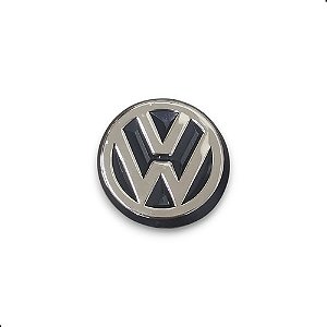 Emblema Traseiro Vw Redondo Gol Voyage Parati 50mm 85/90