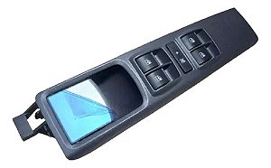 Moldura Botao Interruptor Vidro Eletrico Idea 07/14 Esq 4p