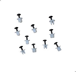 Kit Bucha Parafuso Fixacao Parabarro Palio Argo Idea 7x7mm