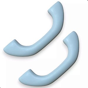 Alça Teto Vw Teto Jetta New Beetle Cinza Original Vw Par ( 2 Pcs)