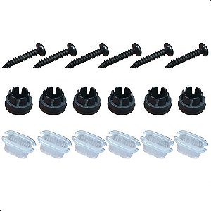 Kit Bucha Parafuso Churrasqueira Gol Parati Saveiro G2 G3 G4