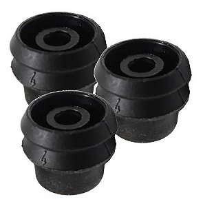 Kit Bucha Botao Buzina Gol Quadrado Fusca Itamar 93/96 3pcs