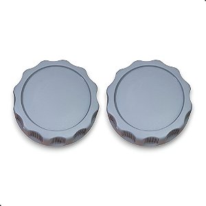 Manopla Banco Passat Gol Quadrado Fusca Itamar Santana Cinza