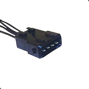 Plug Chicote 4 Vias Porta Macho Tc2013