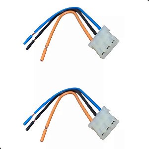 Par Plug Fio Espelho Retrovisor Eletrico Opala Monza Kadett