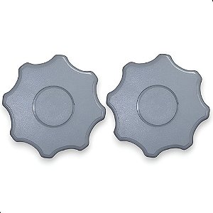 Manopla Levantar Banco Celta E Prisma ( Par) Todos Cinza