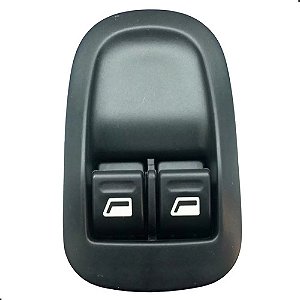 Botao Interruptor Vidro Eletrico Peugeot 306 7 Pinos Preto