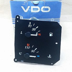 Relógio Temperatura Gasolina Omega 93 Até 98 Fundo Verde