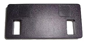 Moldura Botao Vidro Eletrico Monza 2 Portas Preta