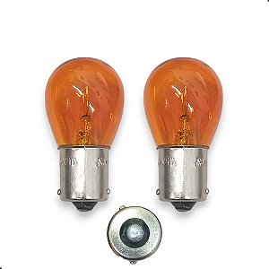 Par Lâmpada Pisca Seta Celta Prisma Corsa Classic Ambar