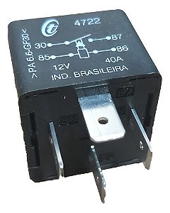 Rele Universal Uso Geral 12v 40a Hl 4722 Farol Milha Som