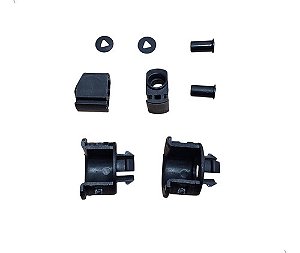 Kit Bucha Tampa Traseira Fiat Strada 08/20 8pcs Sem Parafuso