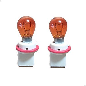 Soquete Chevete Monza 82-96 Omega Kadett 2 Polos Ambar (par)