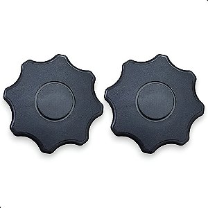 Par Manopla Regulagem Banco Celta E Prisma Preta