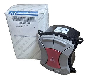 Botão Pisca Alerta Desembaçador Traseiro Fiat Doblo Original