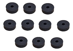 Espaçador Borracha Placa Carro Moto Mercosul Kit 10pcs