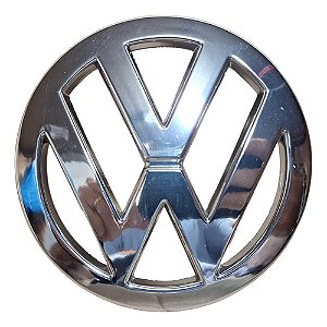 Emblema Frontal Grade Gol G4 Fox Cromado - Encaixe