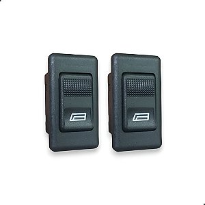 Par Botao Interruptor Vidro Elétrico Ford F1000 92/98 2pcs