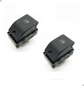 Botao Interruptor Vidro Eletrico Gol G4 G5 Fox 1 Toque 2pcs