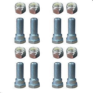 Kit Parafuso Cinto Segurança Aço Original Porca Travante 8pc