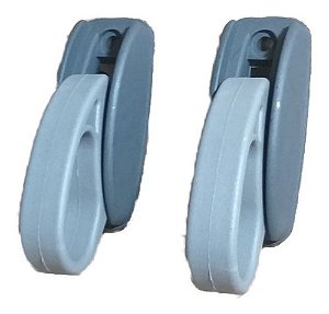 Botao Alça Levantar Banco Fiat Palio Uno Cinza 4pcs