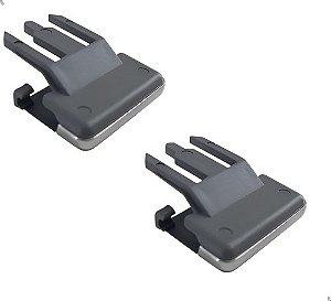 Clip Difusor Ar Lateral Corolla 09/14 Preta Filete Crom 2pcs