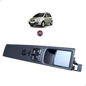 Botao Interruptor Vidro Elétrico Fiat Idea 07/14 Duplo Esq