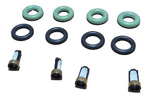 Reparo Bico Injetor Filtro Anel Sistema Delphi 4 Bicos