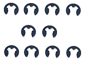 Anel Trava Retenção Elástico Trava Eixo 7mm - M7 - 10pcs