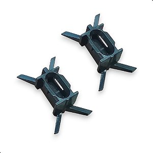 Grampo Friso Teto Palio E Weekend Preta Original 2pcs