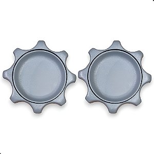 Par Manopla Banco Gol Gti Gts Gt Kadett Gsi Cinza