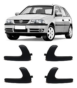 4 Maçaneta Interna Gatilho Porta Gol G2 G3 Parati Preta