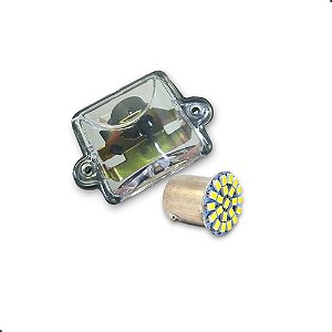 Lanterna Luz Placa Vw Fusca Com Lampada Led