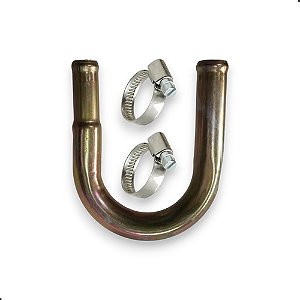 Tubo U Conexão Ar Quente Renault Clio Kangoo 19mm Para 16mm