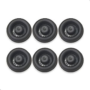 Kit 6 Tampão Assoalho 20mm Gol Voyage Saveiro Fox Jetta Polo