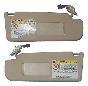 Quebra Sol Golf Passat New Beetle Bora Cor Bege ( Par ) Vw