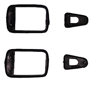 Kit Guarnição Maçaneta Portas Fusca Até 1977