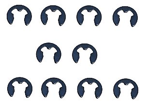 Anel Trava Retenção Elástico Trava Eixo 5mm - M5 - 10pcs