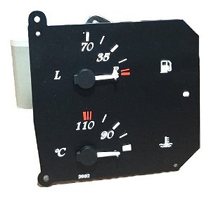 Relógio Temperatura Gasolina Omega 93 94... 98 Fundo Branco