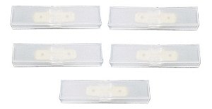 Conector Terminal Eletrico 6,3mm 1x1 1 Entrada 1 Saida (5pc)