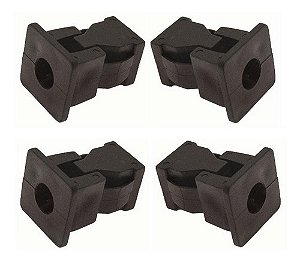 450 Peças Bucha Fixação Fiat Encaixe Quadrado 8x8 Mm