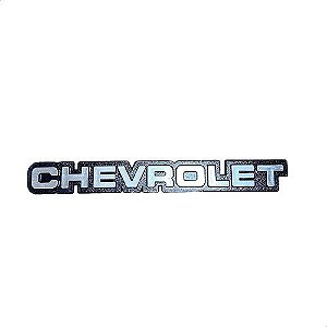 Emblema Chevrolet Cinza Pequeno Universal Antigo 21,5cm