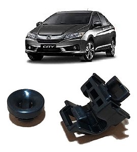 Bucha Grampo Fixaçao Haste Vareta Capo Honda City 09 A 14