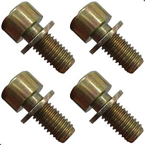 Parafuso Universal M8 Chave Alen Kit 4 Peças Helice Chevete