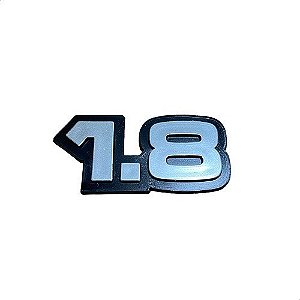 Emblema 1.8 Monza Cinza Antigo Linha Gm