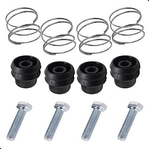 Kit Bucha Do Botão Buzina Parafuso Santana Quantum