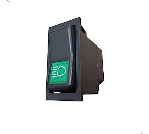 Botao Interruptor Farol Modelo 147 Onibus 22x43mm 2 Estagios