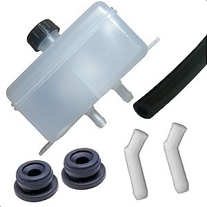 Kit Reservatório Freio Fusca Brasilia Duplo Com Tampa Orig.