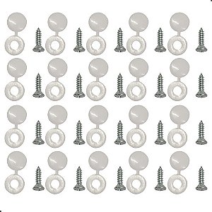 Kit Parafuso Forro Porta Fusca Brasilia Kombi Branco 20pcs